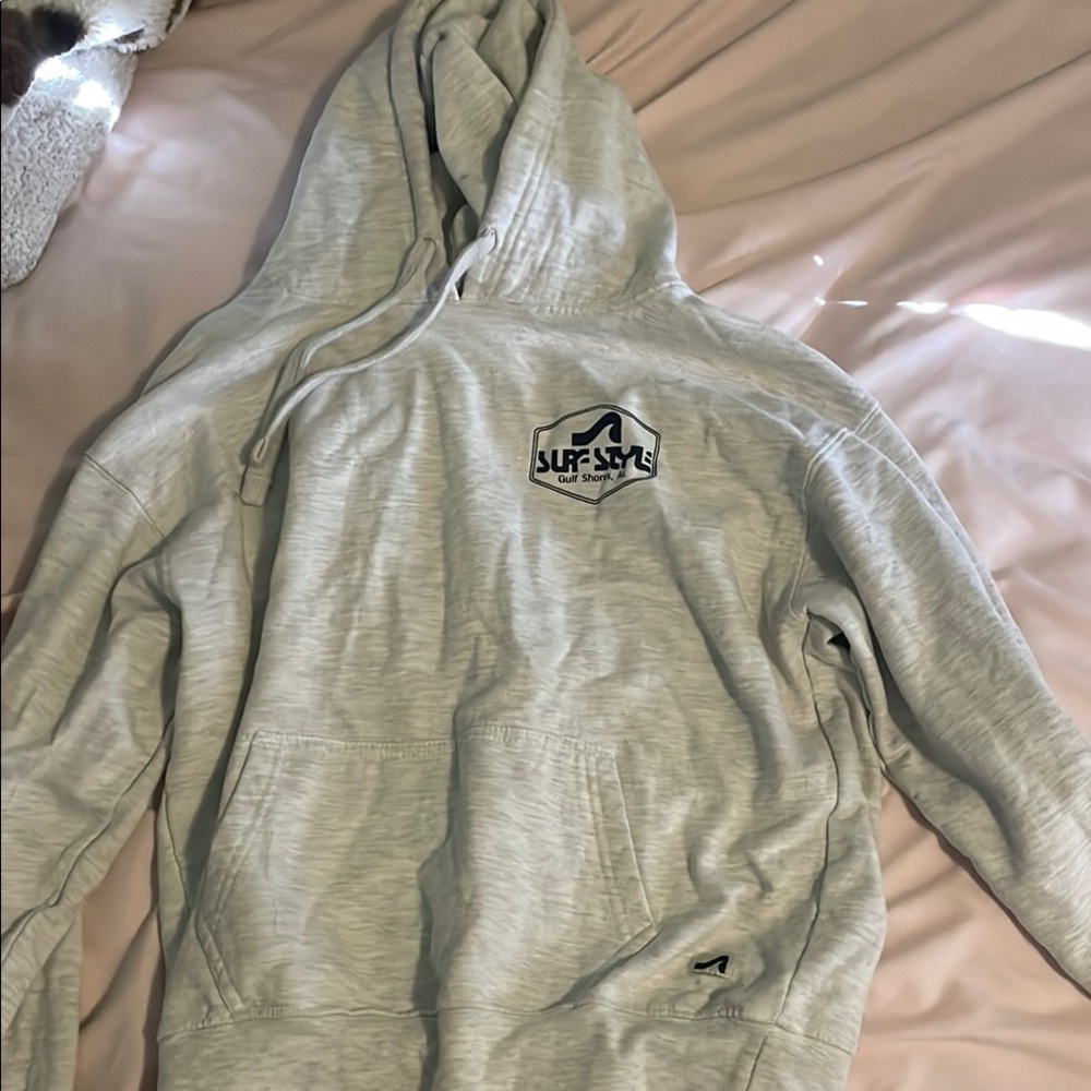 Surf Style Gray Hoodie
